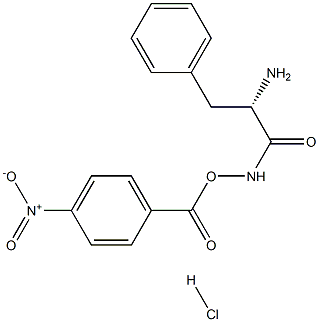4-nitrobenzoyl N-phenylalanylhydroxamate 结构式