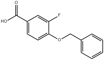 4-(benzyloxy)-3-fluorobenzoic acid 结构式