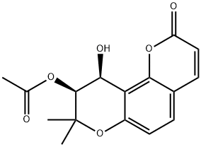 前胡香豆素B 结构式