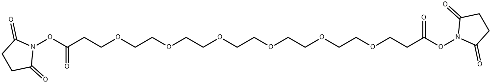 BIS-PEG6-NHS 结构式