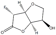 D-Gluconic acid, 3,6-anhydro-2-deoxy-2-fluoro-, gamma-lactone (9CI) 结构式