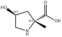 D-Proline, 4-hydroxy-2-methyl-, (4S)-rel- (9CI) 结构式