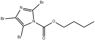 2,4,5-tribromoimidazole-1-n-butylcarboxylate 结构式