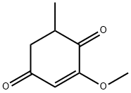 2-Cyclohexene-1,4-dione,2-methoxy-6-methyl-(9CI) 结构式