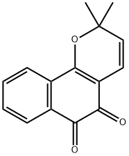 3,4-Dehydro-β-lapachone 结构式