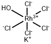 dipotassium aquapentachlororhodate 结构式