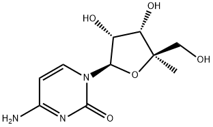 4'-C-甲基胞苷 结构式