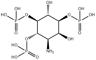 3-amino-3-deoxy-myo-inositol 1,4,5-trisphosphate 结构式