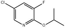 5-氯-3-氟-2-异丙氧基吡啶 结构式