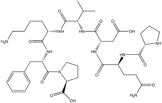 PRO-GLN-ASP-VAL-LYS-PHE-PRO 结构式