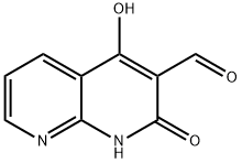 1,8-Naphthyridine-3-carboxaldehyde,1,2-dihydro-4-hydroxy-2-oxo-(9CI) 结构式