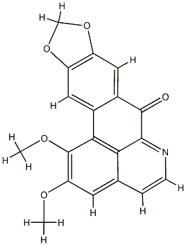 氧化南天竹啡碱 结构式