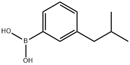 3-Isobutylphenylboronic acid 结构式