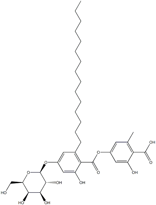 水生他汀 结构式