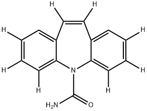 [2H8]-Carbamazepine 结构式