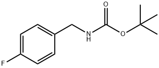 叔丁基(4-氟苄基)氨基甲酸酯 结构式