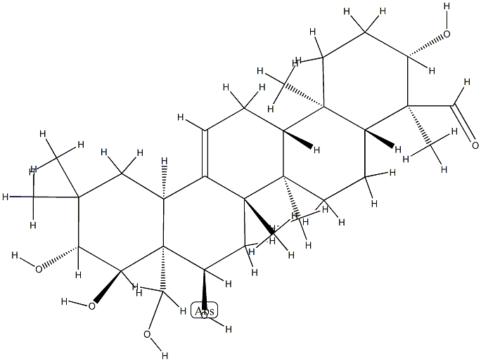 山茶皂苷元E 结构式