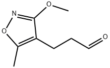 4-Isoxazolepropanal,3-methoxy-5-methyl-(9CI) 结构式