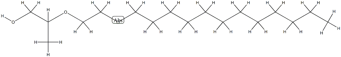 Glycols, 1,2-, C12-16, ethoxylated propoxylated 结构式
