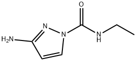 1H-Pyrazole-1-carboxamide,3-amino-N-ethyl-(9CI) 结构式