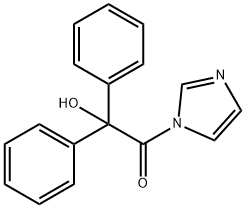 Ethanone, 2-hydroxy-1-(1H-imidazol-1-yl)-2,2-diphenyl- 结构式
