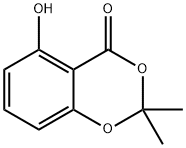 5-HYDROXY-2,2-DIMETHYL-4H-BENZO[D][1,3]DIOXIN-4-ONE 结构式