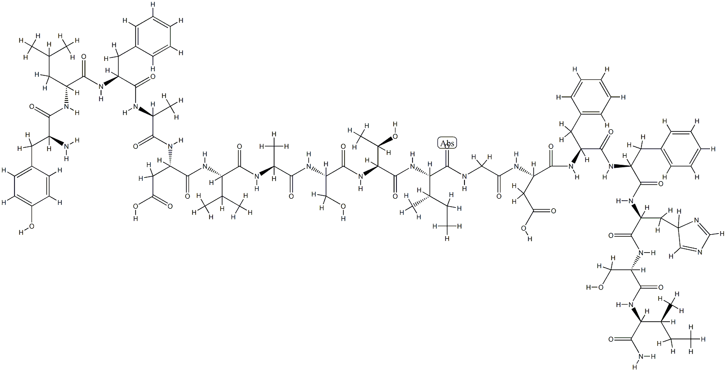 deltorphin, Leu(2)- 结构式