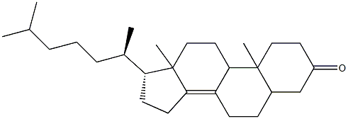 5α-Cholest-8(14)-en-3-one 结构式