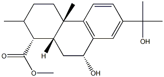 7,15-二羟基脱氢枞酸甲酯 结构式