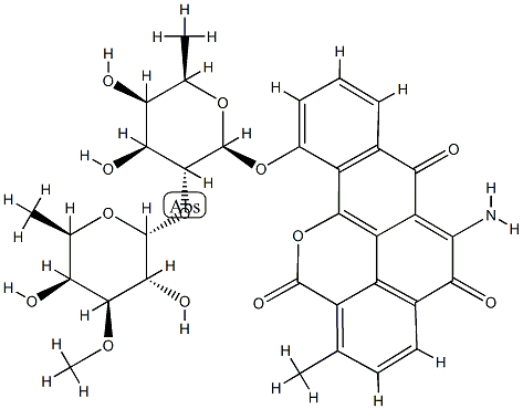 酒教突变霉素 A 结构式