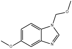 1H-Benzimidazole,5-methoxy-1-(methoxymethyl)-(9CI) 结构式