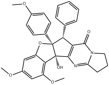 DEHYDROAGLAIASTATIN 结构式