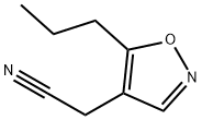 4-Isoxazoleacetonitrile,5-propyl-(9CI) 结构式