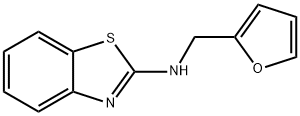 N-(furan-2-ylmethyl)-1,3-benzothiazol-2-amine 结构式