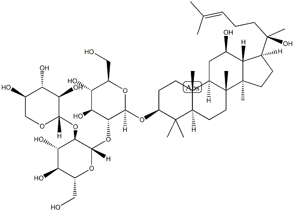 三七皂苷FT1 结构式