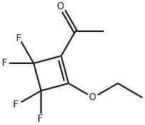 Ethanone,1-(2-ethoxy-3,3,4,4-tetrafluoro-1-cyclobuten-1-yl)-(9CI) 结构式