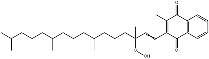 vitamin K1-hydroperoxide 结构式