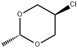 5β-Chloro-2α-methyl-1,3-dioxane 结构式