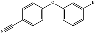 4-(3-溴苯氧基)苯甲腈 结构式