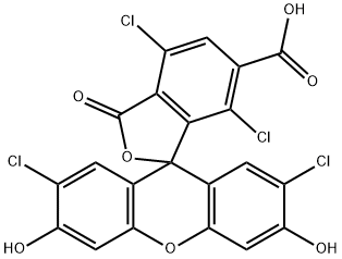 4,7,2',7'-四氯-6-羧基荧光素 结构式