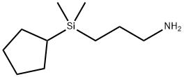 1-Propanamine,3-(cyclopentyldimethylsilyl)-(9CI) 结构式