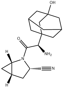 沙格列汀(S,S,S,R)异构体 结构式