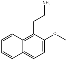 2-(2-methoxy-1-naphthyl)ethanamine(SALTDATA: HCl) 结构式
