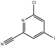 6-氯-4-碘氰基吡啶 结构式