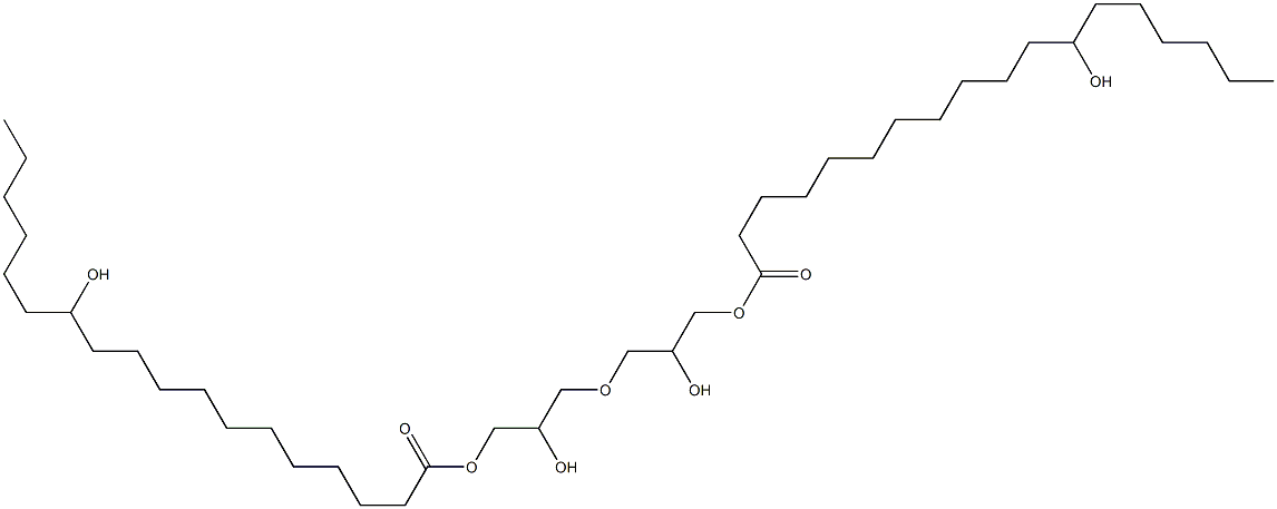聚甘油-2 二聚羟基硬脂酸酯 结构式
