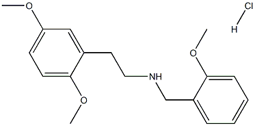 25H-NBOMe (hydrochloride) 结构式
