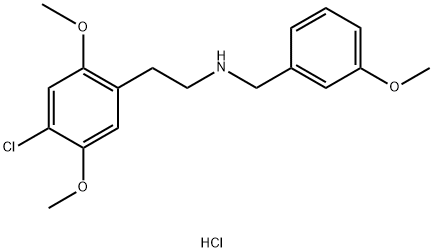 25C-NB3OMe (hydrochloride) 结构式