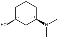 rac-(1R,3R)-3-(dimethylamino)cyclohexanol 结构式