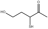 5-羟基-3-巯基戊烷-2-酮 结构式