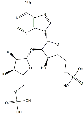 2'-(5''-phosphoribosyl)-5'-adenosine monophosphate 结构式